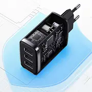 Baseus Ccxj020102 3X Usb-A lādētājs Bsu3406Wht