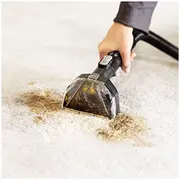 Bissell pārnēsājamais paklāju un polsterējuma tīrītājs Spotclean Hydrosteam Pro ar vadu darbojas Mazgāšanas funkcija 1000 W V vertikālais putekļsūcējs melns Odkurzacz pionowy Portable Carpet and Upholstery Cleaner Corded operating Washing function Czarny