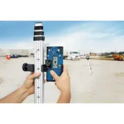 Bosch Laser uztvērējs Lr 65 G Professional. ar turētāju Zils/Melns. rotējošam lāzeram Grl 650 Chvg Receiver with holder blue/black. for rotating laser
