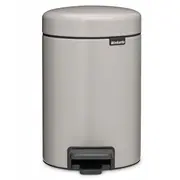 Brabantia atkritumu tvertne ar pedāli Newicon 3 l Soft Grey 252181 8710755252181 Kosz na kosz