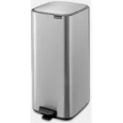 Brabantia bo pedāļa tvertne 30L Matta tērauda pirkstu nospiedumu pierādījums Bo Pedal Bin Matt Steel Fingerprint Proof
