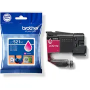 Brālis tintes kārtridžu magenta Brother Lc521M Ink Cartridges Magenta