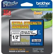 Brother lenta Tz-231 Black on white