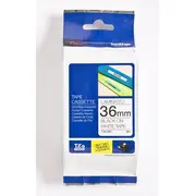 Brother Lentes laminēta par P-Touch tze 36 mm balta/melna druka Laminowana do P-Touch. Tze-261 36Mm nadruk