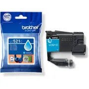 Brother tintes kārtridžu ciāna Lc521C Ink Cartridges Cyan