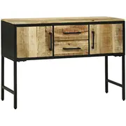 Bufete 100X35X70 cm Neapstrādāta mango koksne Kredens Lite drewno surowe