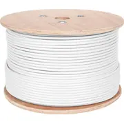 Cabletech Koaksiālais kabelis F690Bv.a balta spole 305M Kabel koncentryczny szpula