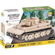 Cobi 2710 Historical Collection Otrā pasaules kara tanks Pzkpfw Vi Tiger 131 340 bloki Wwii