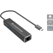 Conceptronic Av adapteris Usb-C - 2.5 Gbe 2Xusb-C Usb-A sw Adapter 2.5Gbe 0.15M