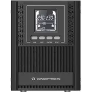Conceptronic Double Conversion Ups barošanas avots Tiešsaistē 1 Kva 900 3 x tīkla kontaktligzdā Zeus52Es1K zasilacz konwersji online kVA gniazdo sieciowe