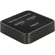 Delock 64177 cietā diska dokstacija Usb 3.2 Gen 2 3.1 Type-C Black Stacja do twardych Czarny
