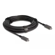 Delock Active Optical Usb-C 4K video dati Pd kabelis 10 m Aktywny Optyczny Video Dane Kabel