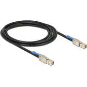 Delock melns 83395 Sff 2M. Czarny