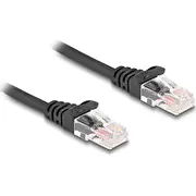 Delock Rj45 Spiralkabel Stecker zu Cat.5E 1M Schwarz