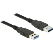 Delock Usb-A kabelis  melns 85064 Kabel Usb Czarny