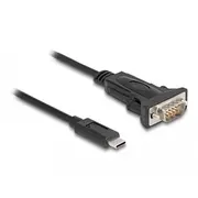 Delock Usb tipa-C adapteris 1 x Seriell Rs-232 D-Sub 9 tapa Adapter Type-C Pin