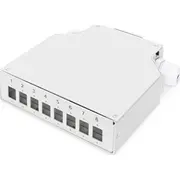 Digitus Assmann Din Rail Savienošanas Lc/Dx Sakarējiem Splice Box/For Couplers