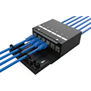 Digitus konsolidācijas punkta lodziņš. Keystone moduļi ar inteliģentu kabeļu pārvaldnieku Dn-93708-6 Consolidation point box. 6-Port modules with intelligent cable manager