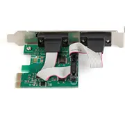 Digitus kontrolleris Pcie Com kontrolieris. 2X Rs-232/Com. zema profila. Ax99100 mikroshēmojums Kontroler Pcie. Low Profile. Chipset