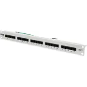 Digitus Patch tālruņa panelis Utp 1U pelēks Dn-91325-1 Panel telefoniczny Isdn 19 Rj45 U/Utp kat.3 szary