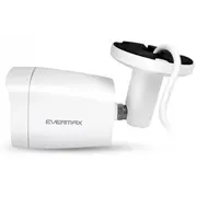 Evermax Evx-Ip8B01-Irw-Ai-W Ip caurules kamera balta 8Mpx 2.8Mm Ir 40M Ai Ip67 mikrofons Kamera tubowa mikrofon