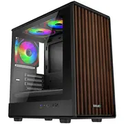 Evolveo Panthera. mATX apvalks. 3X Argb ventilators 120 mm. priekšējais panelis sānu Matx. 120Mm. panel