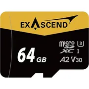 Exascend Catalyst Ex64Gusdu1-Ad Karta Microsdxc Gb Uhs-I/U3 A2 V30