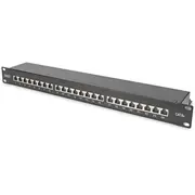 Finger Patchpanel 19 Cat 6A Ea 24 melns Digitus black