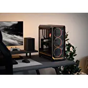 Fractal dizaina acis 3 korpuss Obudowa Design Meshify Ambience Pro Argb Clear Tint czarna Fd-C-Mes3A-03