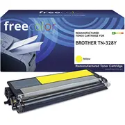 Freecolor Toner Brother Tn-328Y dzeltens 6000 Seiten atjaunots Yellow remanufactured