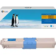 GG toneris Ar saderīgs ar Oki 44469724. Nt-Coc510Fc. ciāna. 5000S Toner kompatybilny toner cyan.