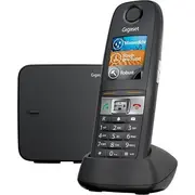 Gigaset E630 galda tālrunis Melns/Sudrabs Telefon stacjonarny Czarno-Srebrny