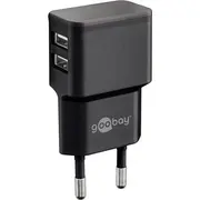 Goobay Dual lādētājs 2X Usb-A 2.4 A 44951