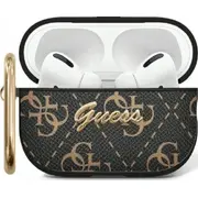 Guess Gua2Pg4Gpk Airpods 1/2 vāciņš. melns/melns 4G āķis Cover black/black Hook