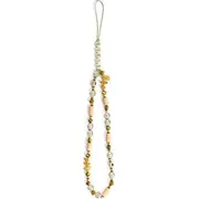 Guess kulons Gustbohp telefona siksniņa brūna/brūna krelles Bohemia Zawieszka Phone Strap Beads
