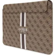 Guess Sleeve futrālis Gucs14P4Rpsw 14 brūns/brūns 4G apdrukātas svītras Etui brown Printed Stripes