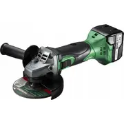 Hikoki Hikoki.angle dzirnaviņas dzirnaviņas. 125 hitsistēma Szlifierka Grinder. 18V G18Dsl2 2X5.0Ah Hitsystem