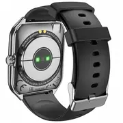 Hoco viedpulkstenis ar sarunu funkciju amoled melns smartwatch rozmowy Amoled Y28 czarny