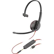 Hp Poly Blackwire C3215 monofoniskās austiņas lielapjoma somiņa Monaural Headset Carry Case Bulk