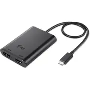 I-Tec Usb-C stacija/replikators  Hdmi x2 Black C31Dual4Khdmi Stacja/Replikator Czarny