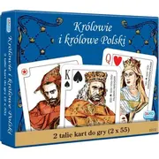 Izdevējs kā 2X55 lapu karte. Karaļi un Polijas karaliene Wydawnictwo Jako Karty Polski