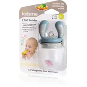 Jauns Īpašais piedāvājums Kidsme pārtikas barotavas mazuļu barošanas ierīce cietiem ēdieniem Lieli Azure no 6 mēnešiem New Special offer Food Feeder baby feeding device for solid foods large from months 160337Az