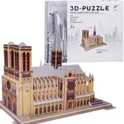Jokomisiada 3D puzle Dievmātes katedrāle 77 daļiņas Paris Za5402 Puzzle Katedra Notre-Dame przestrzenne