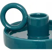 Jukatana keramikas svečturis ar lielu ausi Ceramiczny Yucatan uchem