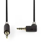 Kabelis Nedis Aux 3.5 mm leņķiskais 1 m 5412810264940 Cabw22600At10 3.5Mm Angled 1M