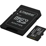 Kingston Canvas Select Plus Microsdxc 64 Gb Uhs-I/U1 A1 V10 Sdcs3/64Gb Karta