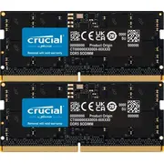 Klēpjdatora atmiņa izšķiroša Sodimm. Ddr5. 64 Gb. 5600 Mhz. Cl46 Ct2K32G56C46S5 Do laptopa Crucial