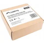 Lanberg kabelis M/M v2.0 Hdmi 10M melns optiskais Aoc Kabel czarny optyczny