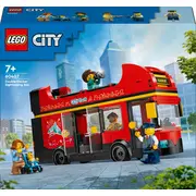 Lego City sarkanais divstāvu autobuss 60407 Czerwony. autokar