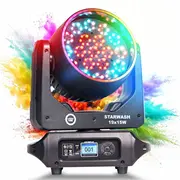 Light4Me prožektors Starwash 19X15W Rgbw kustīgās galvas mazgāšanas līdzeklis Ruchoma wash